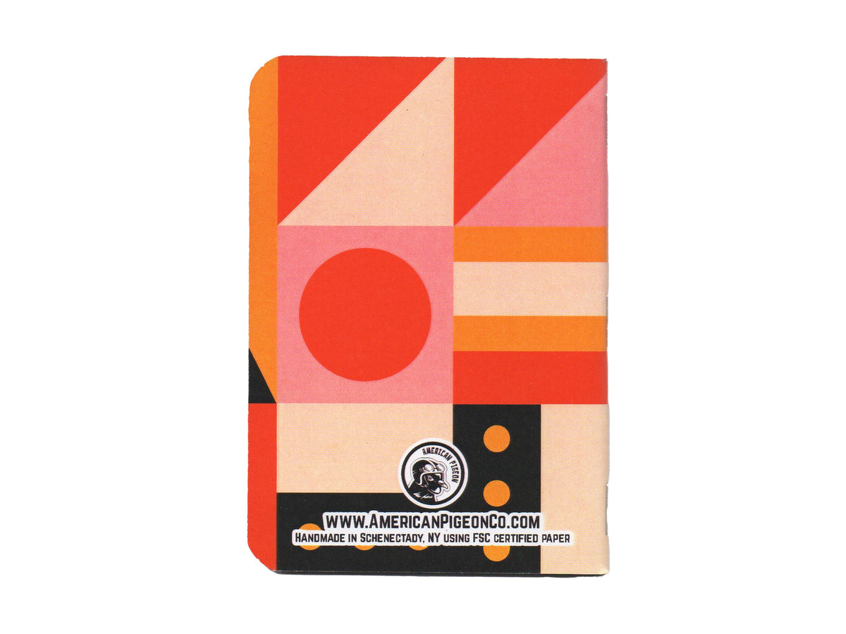 Womenmart Geometric Design No. 1 Handcrafted Pocket Notebook view 3