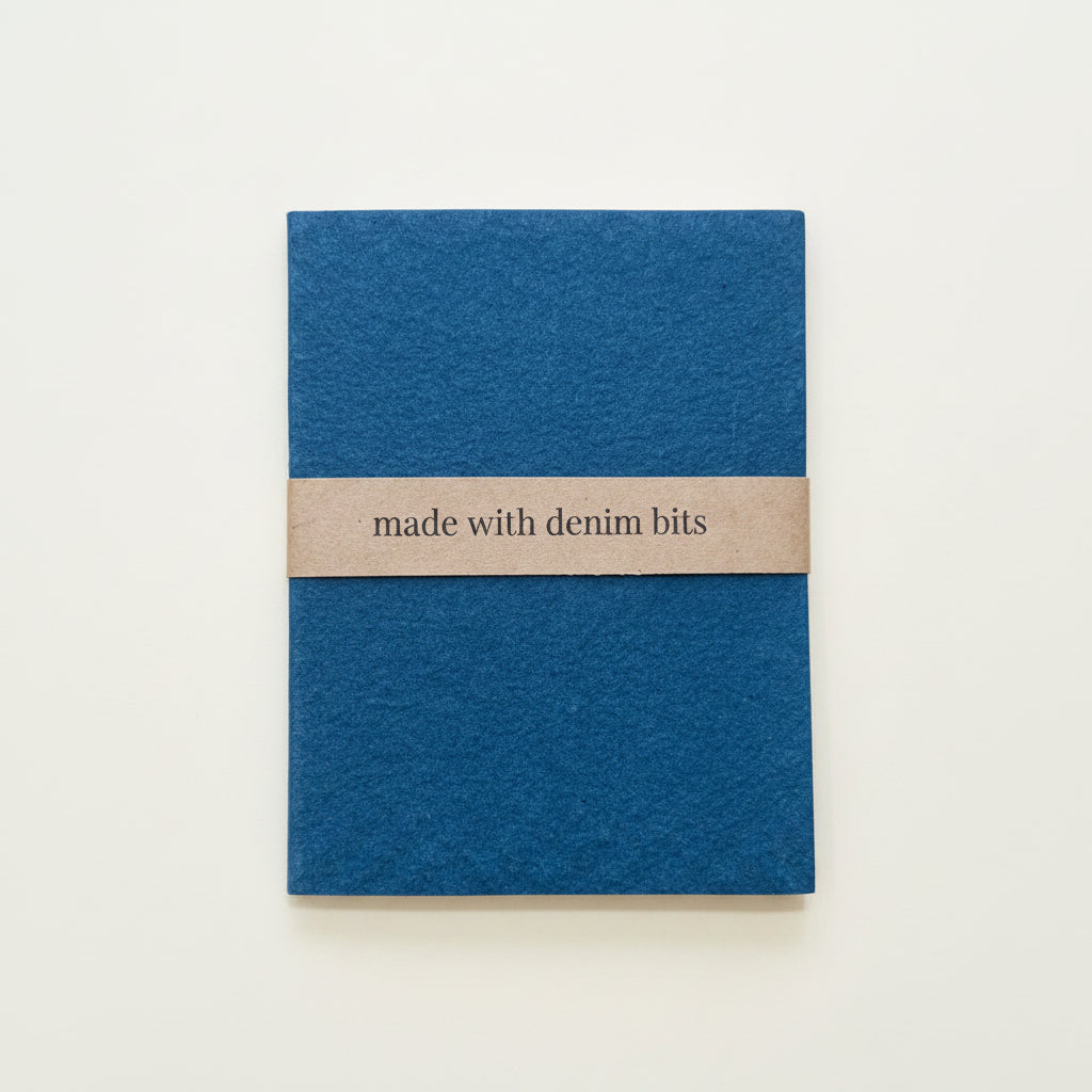 Womenmart Mini Recycled Denim Confetti Notebook view 4