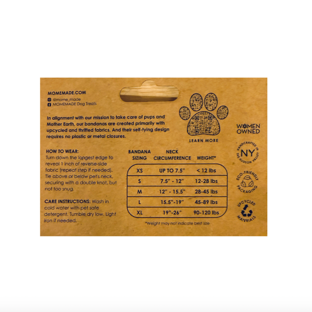 Womenmart Upcycled Dog Bandana Happy Birthday view 3
