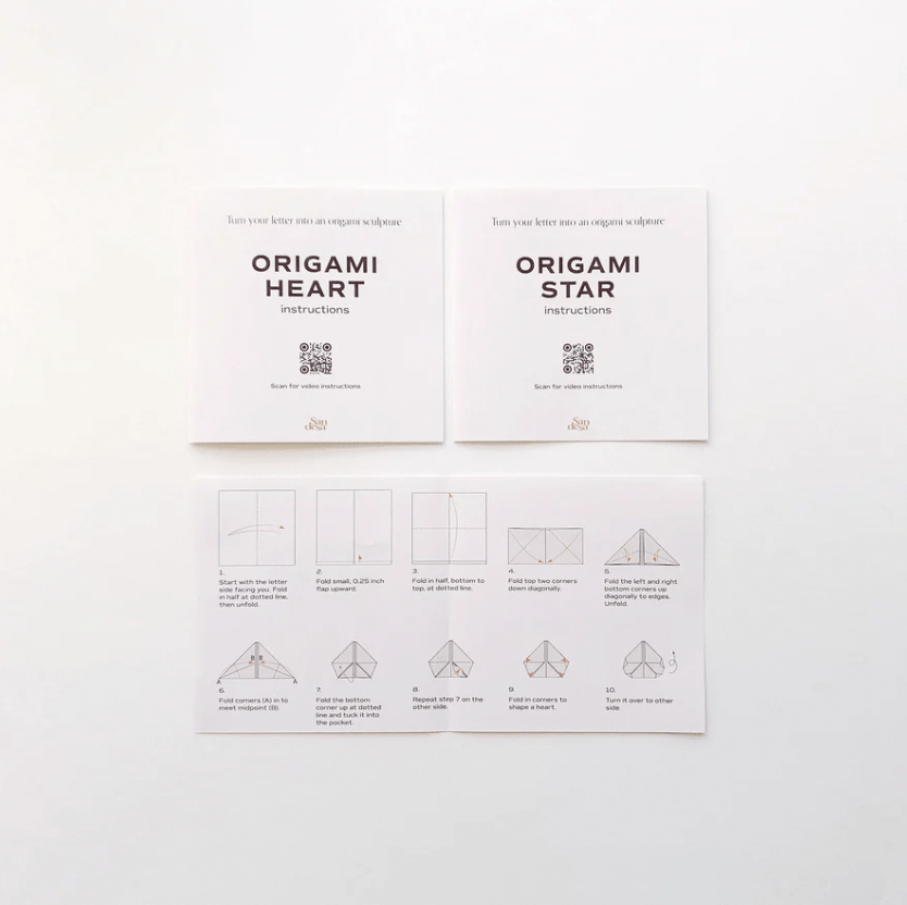 Womenmart Mono Origami Stationery Set view 7