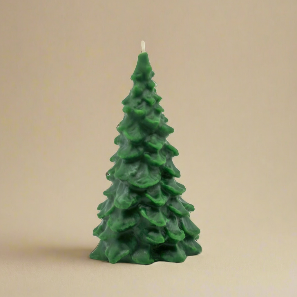 Womenmart Beeswax Evergreen Tree Candle