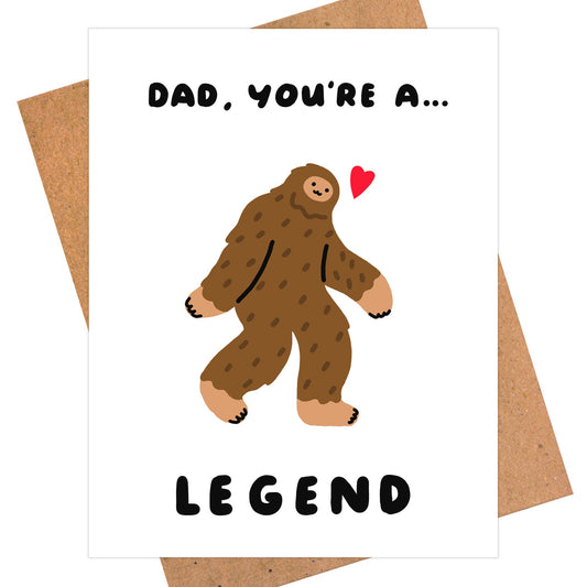 Womenmart Legendary Dad Card
