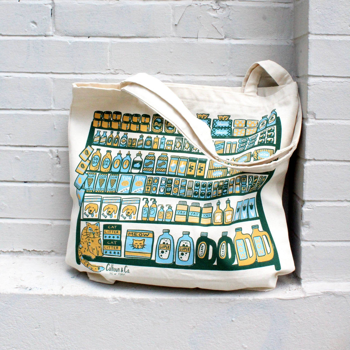 Womenmart Bodega Shelfie Canvas Zipper Tote view 3