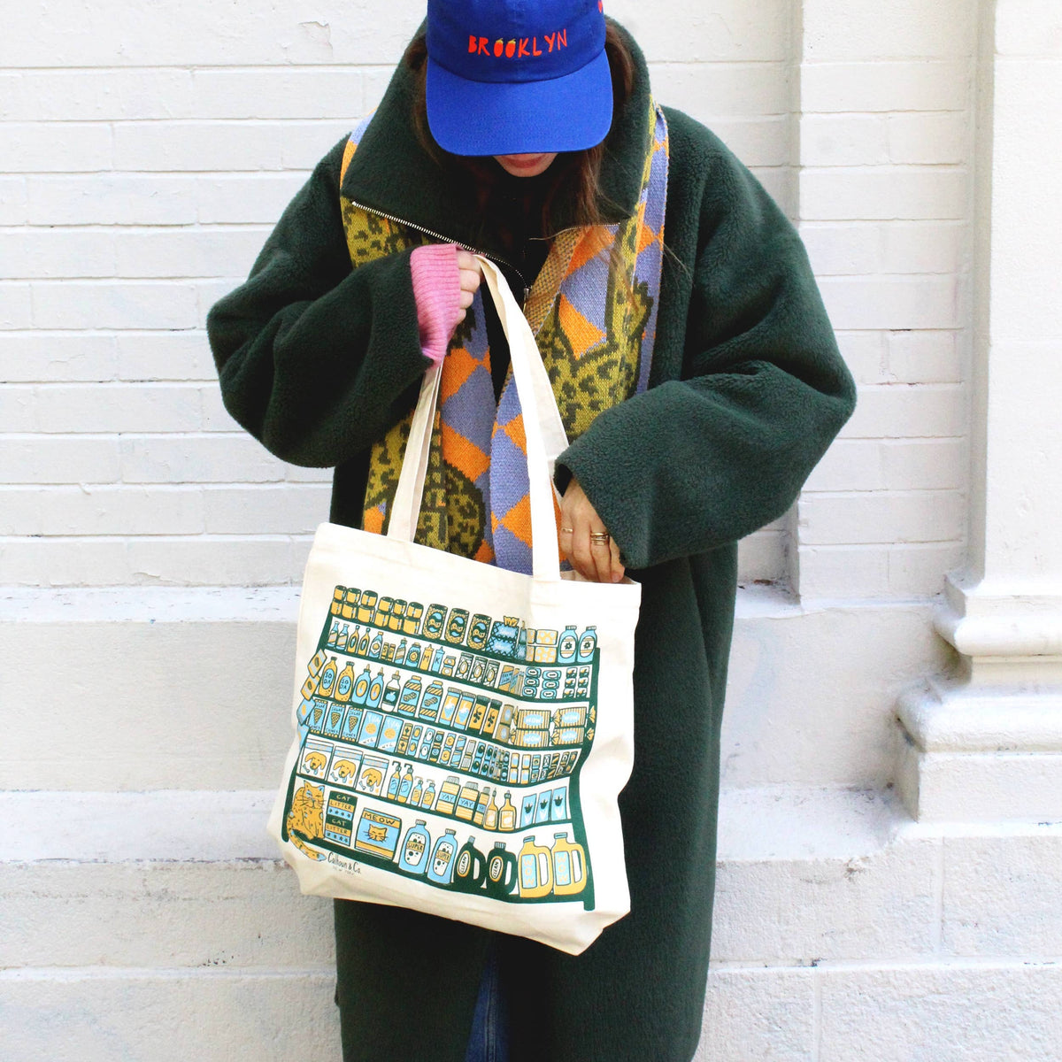 Womenmart Bodega Shelfie Canvas Zipper Tote view 2