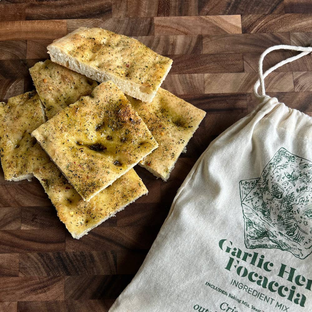 Womenmart Garlic Herb Focaccia Baking Kit view 3
