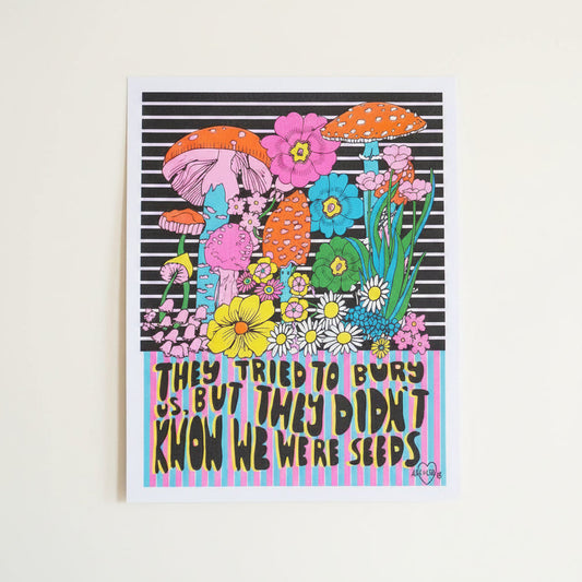 Womenmart Seeds Risograph Print
