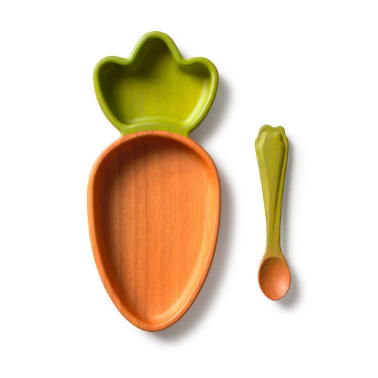 Womenmart Cathy the Carrot Plate and Spoon Set