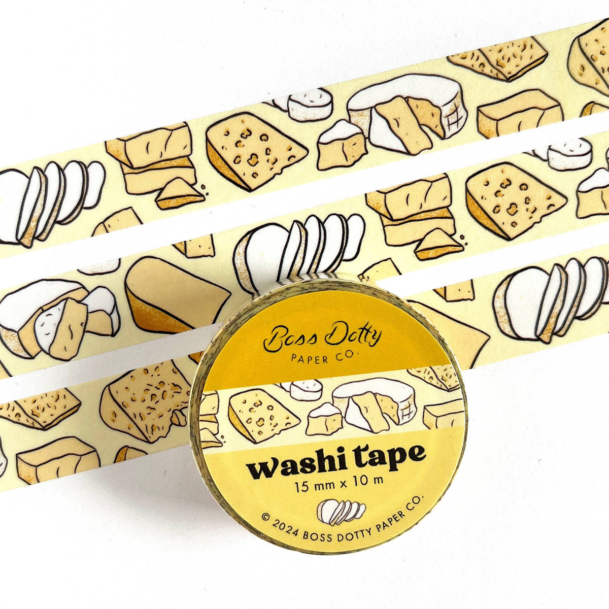 Womenmart Cheese Please Washi Tape