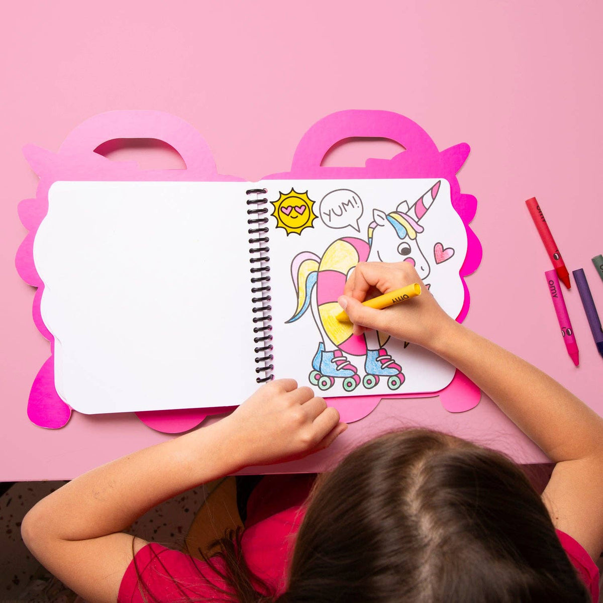 Womenmart Unicorn Super Coloring and Sticker Book Kit view 5