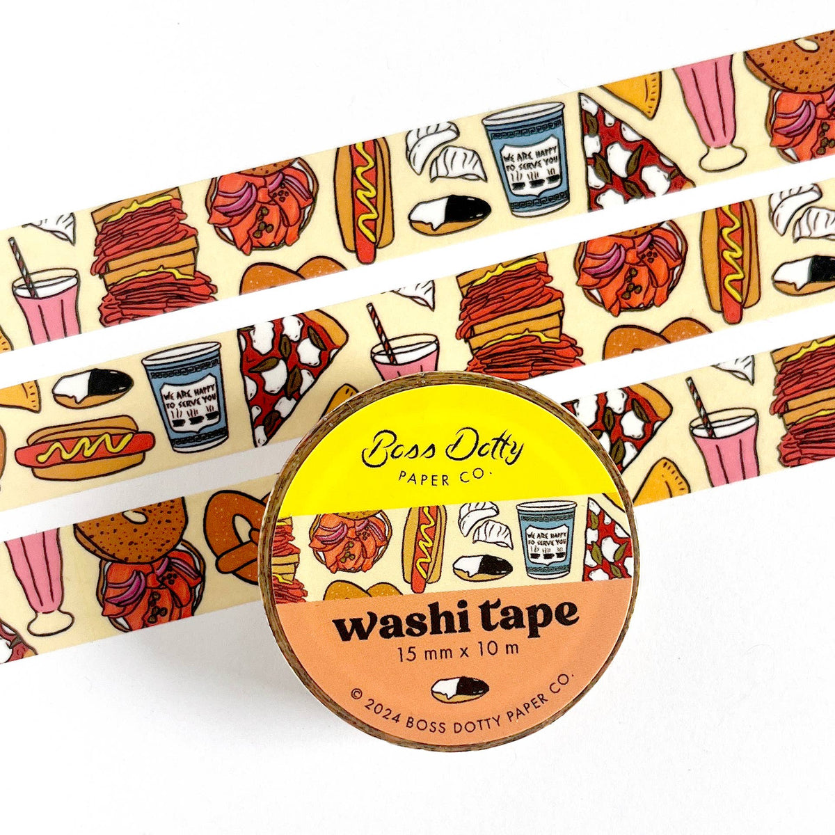Womenmart New York City Food Washi Tape