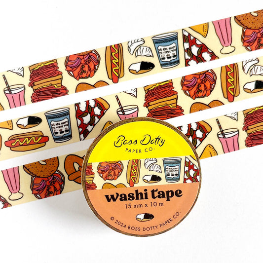 Womenmart New York City Food Washi Tape