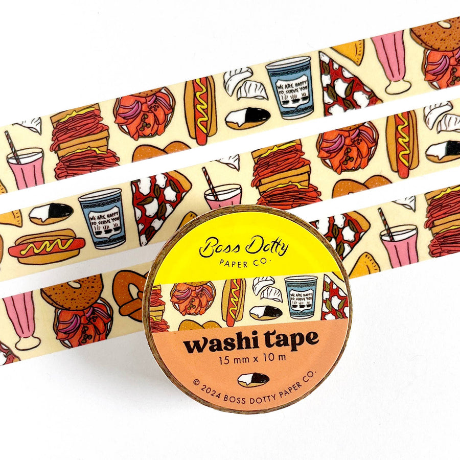 Womenmart New York City Food Washi Tape