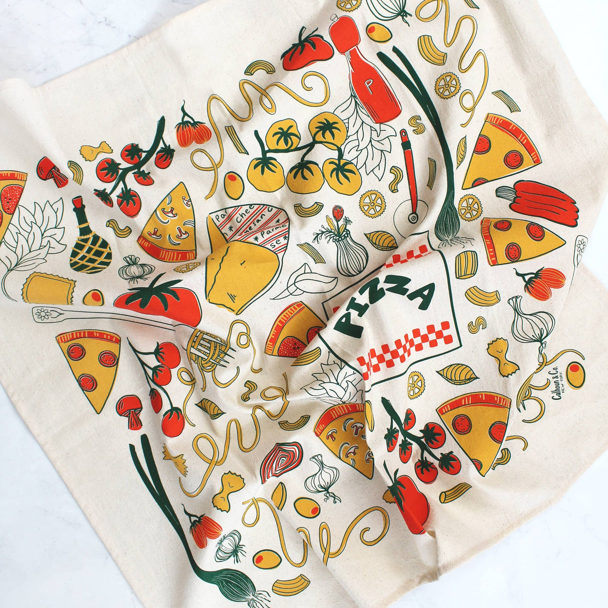 Womenmart Italian for Dinner Tea Towel