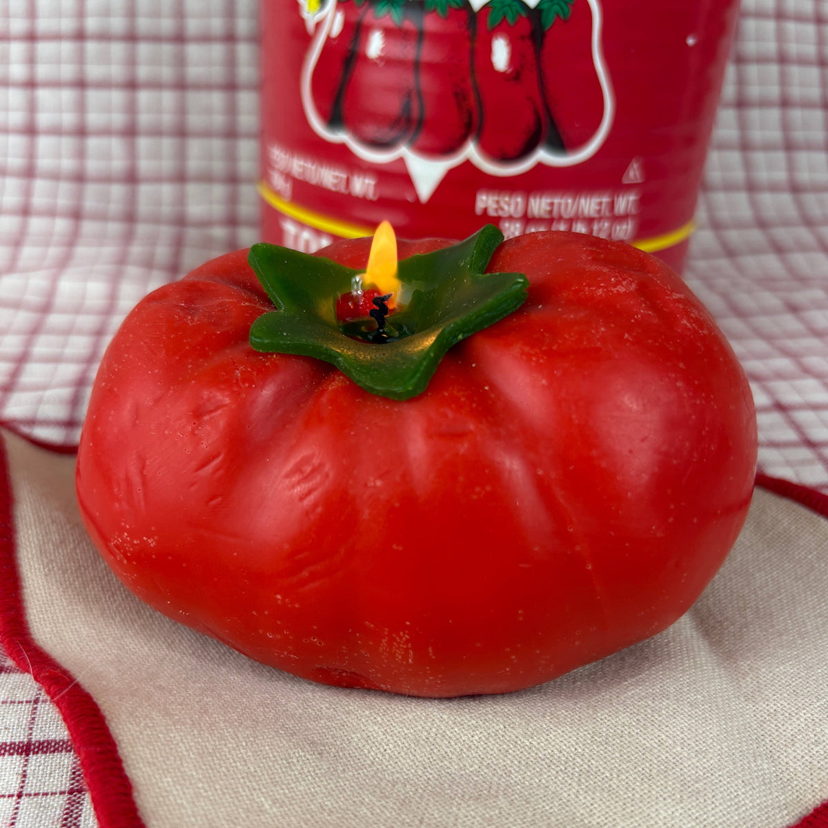 Womenmart Hand Painted Tomato Candle view 2