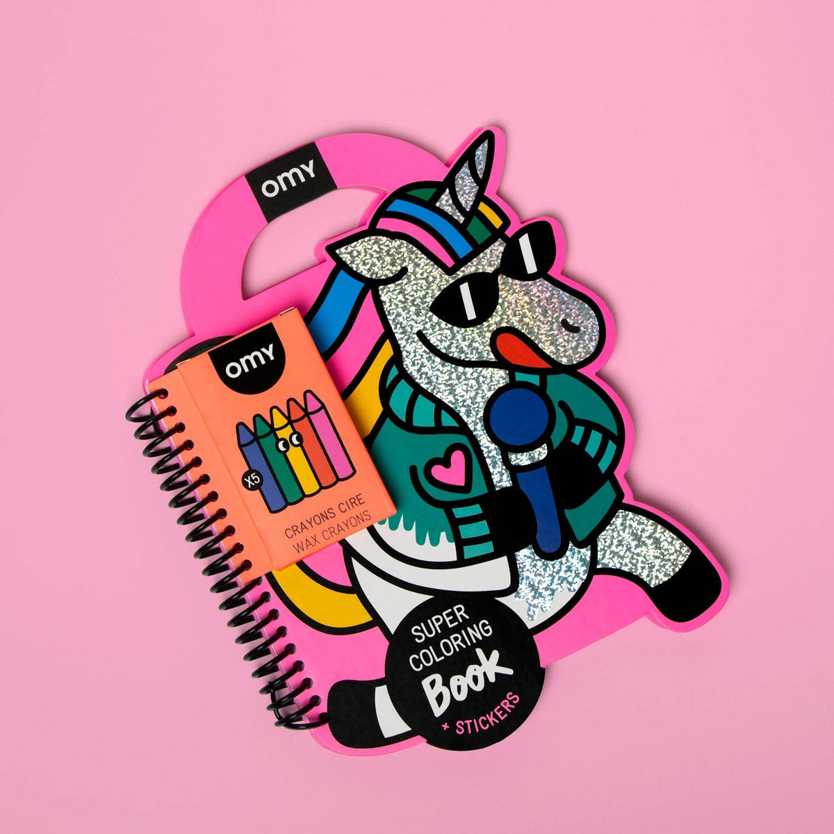 Womenmart Unicorn Super Coloring and Sticker Book Kit