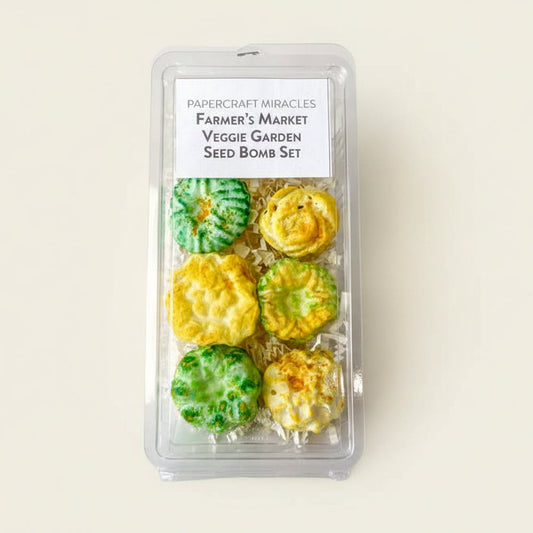 Womenmart Farmer's Market Veggie Garden Seed Bomb Set
