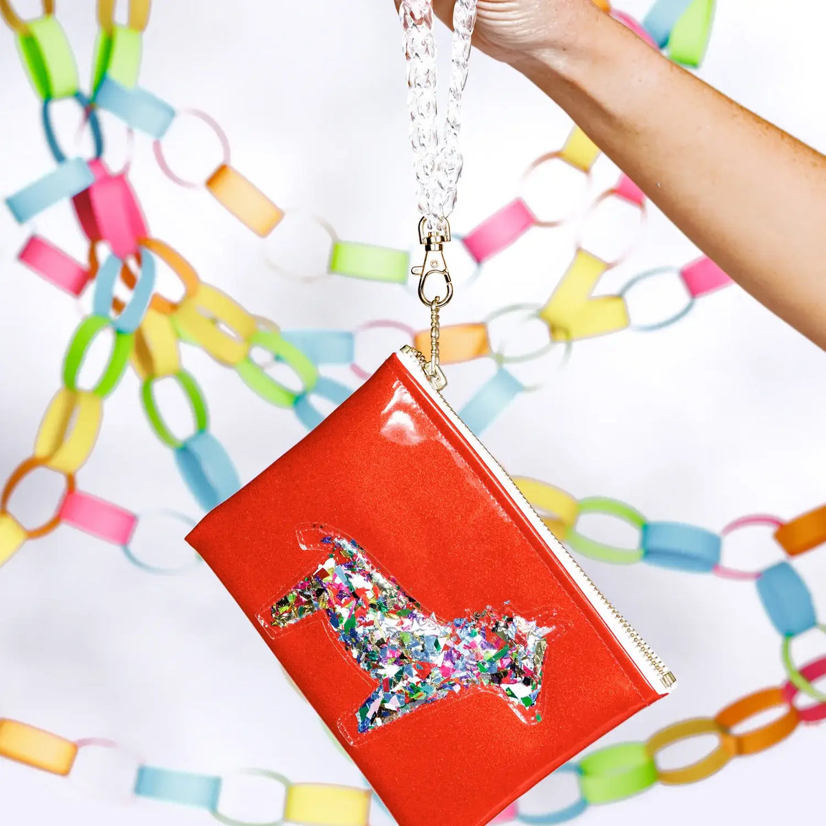 Womenmart Clear Acrylic Chain Wristlet view 2