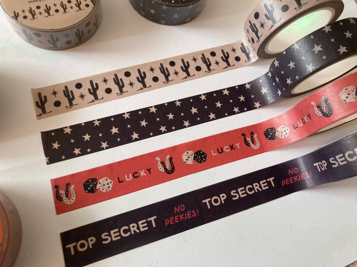 Womenmart Neutral Stars Decorative Washi Tape view 5