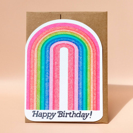 Womenmart Birthday Rainbow Card