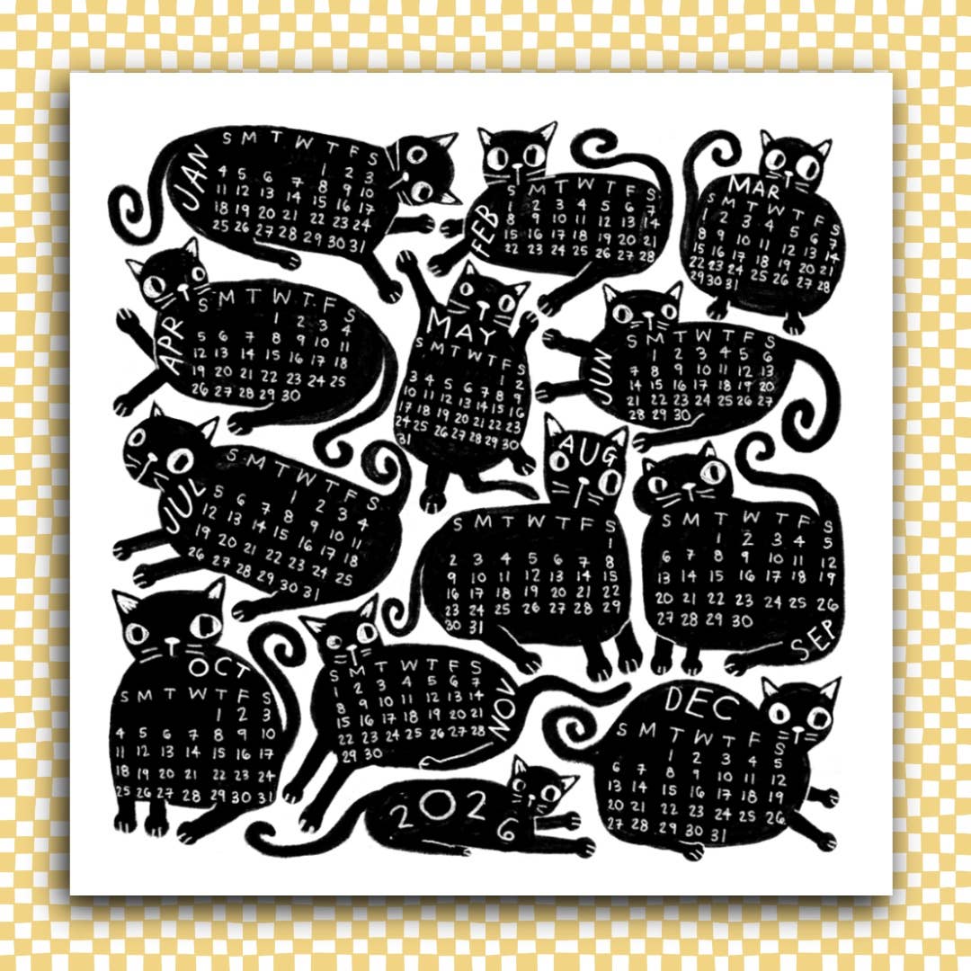 Womenmart 2026 Cat Calendar view 2