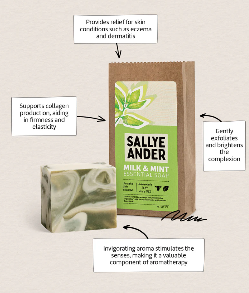 Womenmart Milk and Mint Soap view 3