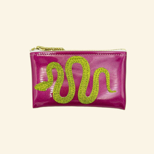 Womenmart Snakey Glitter Keychain Clutch