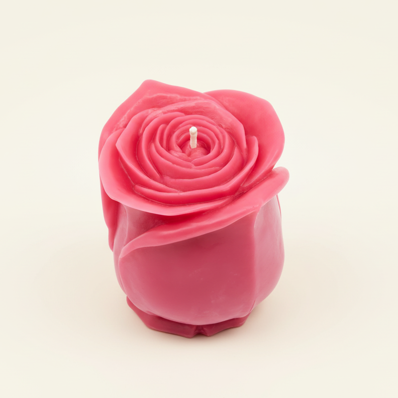 Womenmart Beeswax Rose Candle view 4