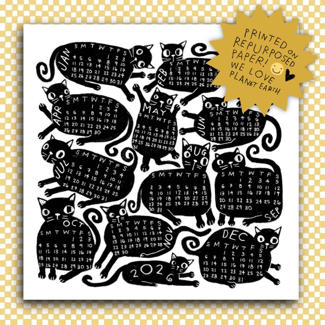 Womenmart 2026 Cat Calendar