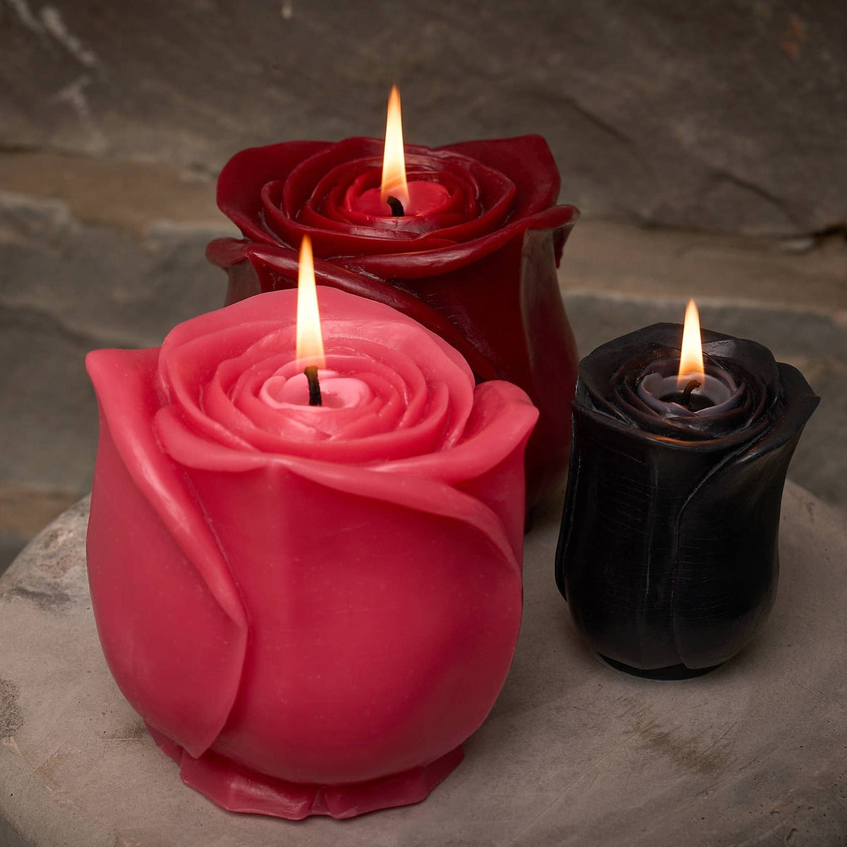 Womenmart Beeswax Rose Candle view 2