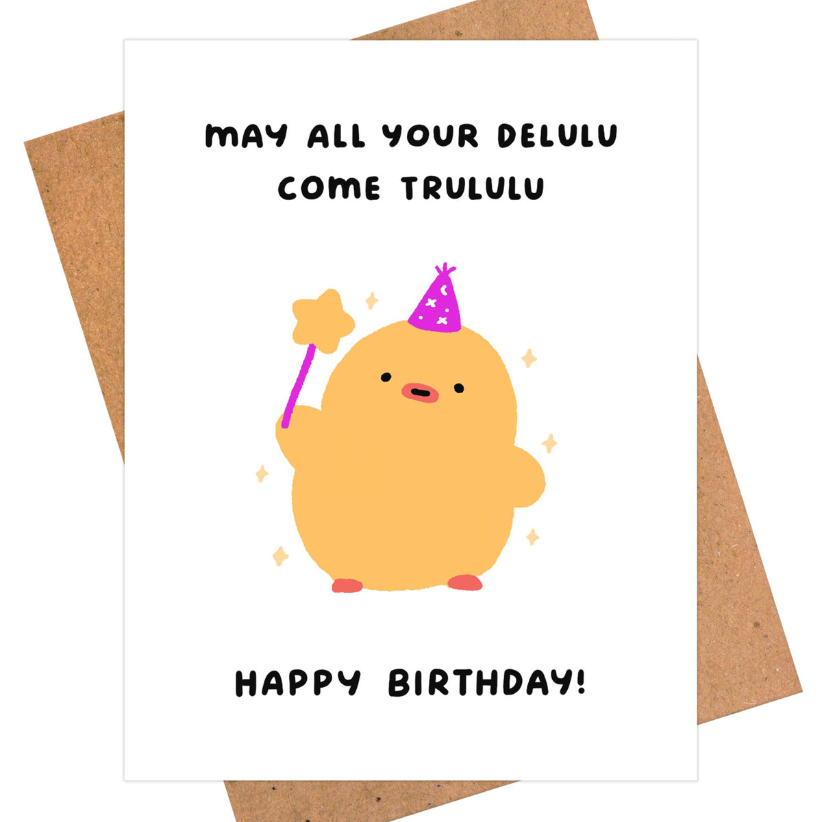 Womenmart Delulu Birthday Card