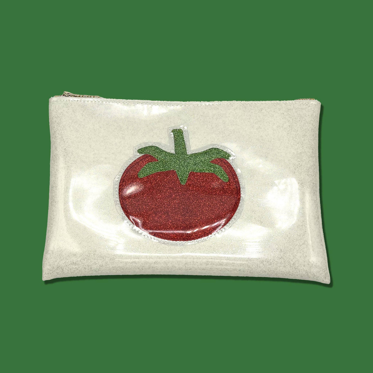 Womenmart Tomato Girl Oversized Glitter Clutch