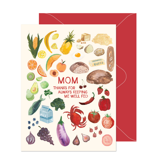 Womenmart Well Fed Mother's Day Card