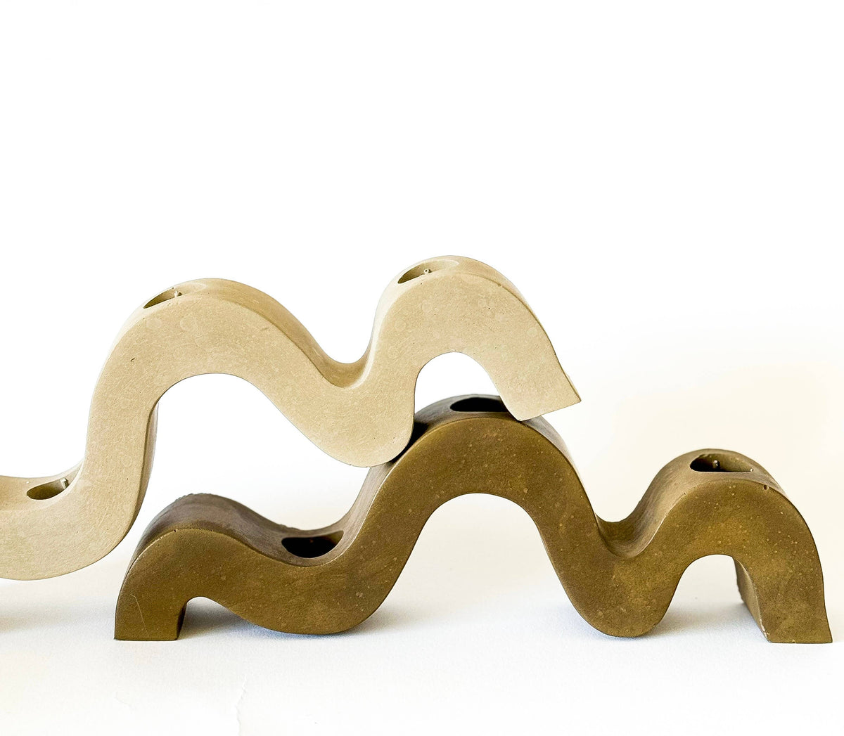 Womenmart Wavy Taper Candle Holder view 2
