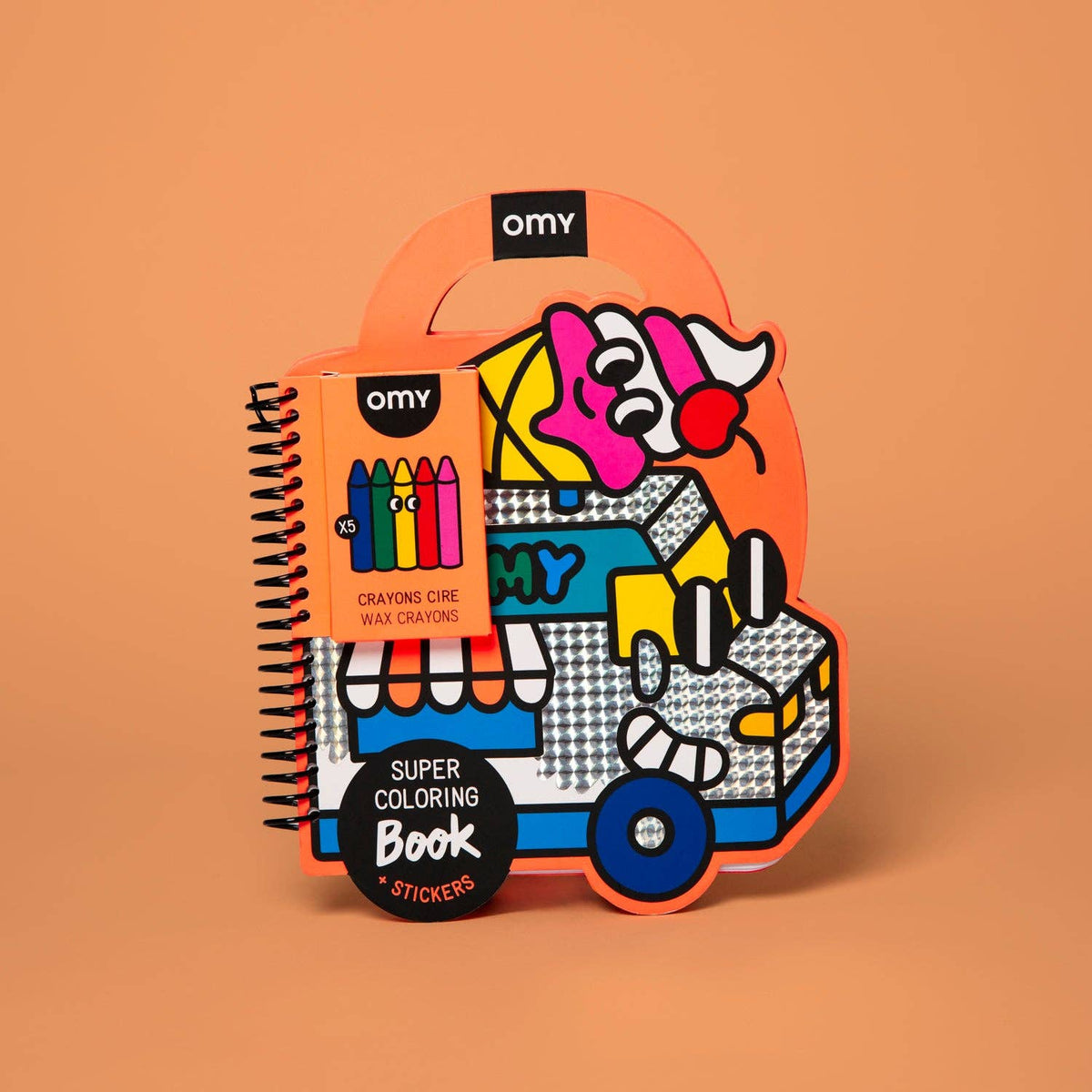 Womenmart Yummy Super Coloring and Sticker Book Kit