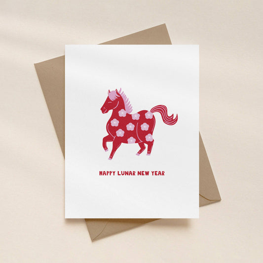 Womenmart Lunar New Year Year of the Horse Card