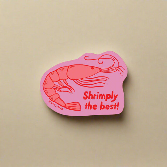 Womenmart Shrimply The Best Sticker