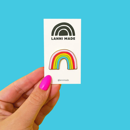 Womenmart Rainbow Enamel Pin