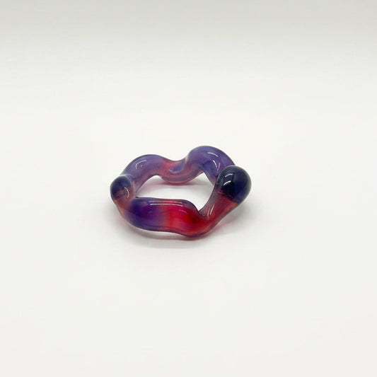 Womenmart Colorful Squiggle Ring