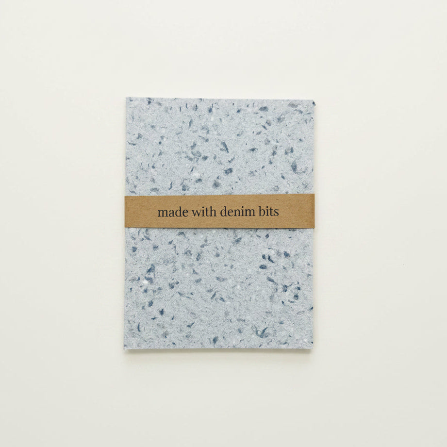 Womenmart Mini Recycled Denim Confetti Notebook view 3