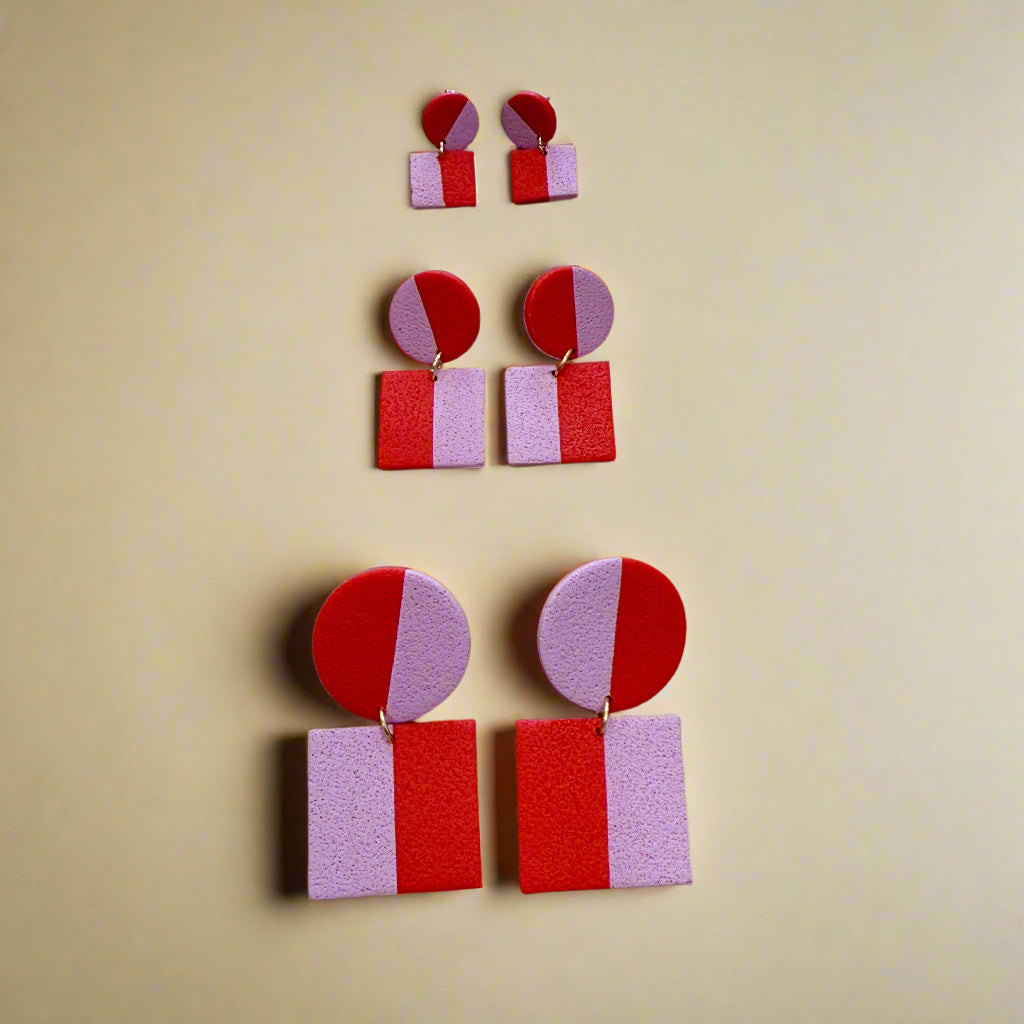 Womenmart Color Block Earrings view 2