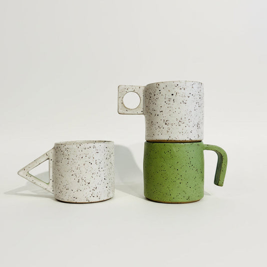Womenmart Geometric Espresso Cup Green
