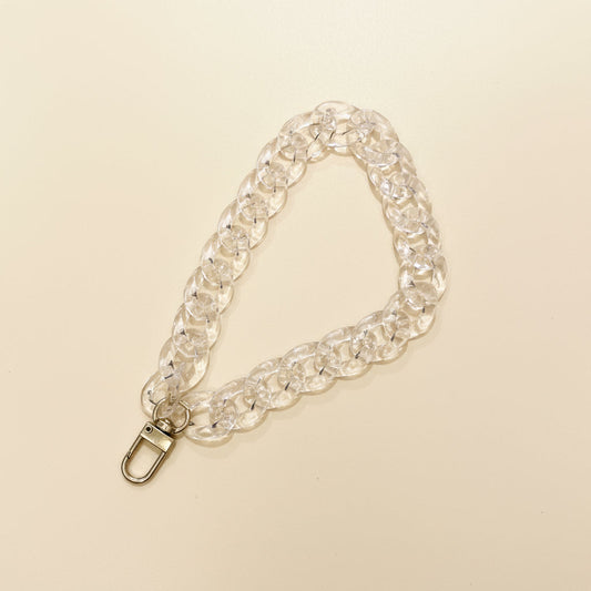 Womenmart Clear Acrylic Chain Wristlet