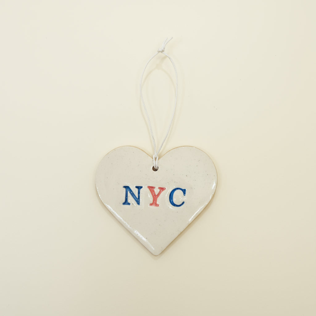 Womenmart Stamped NYC Ceramic Ornament