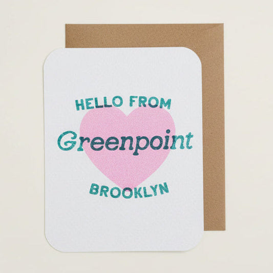Womenmart Hello From Greenpoint Card