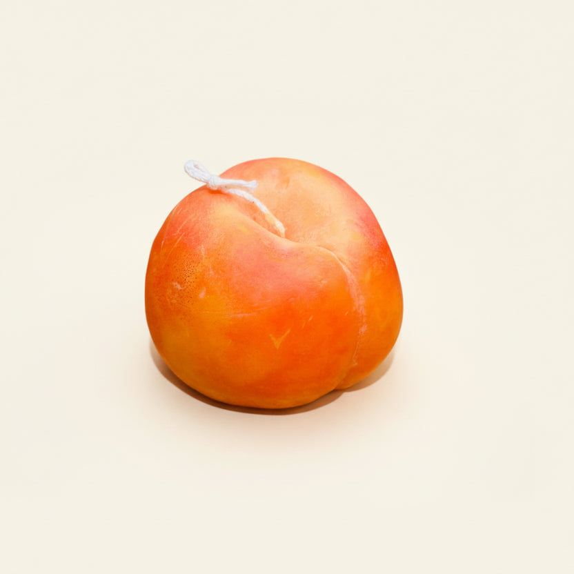 Womenmart Hand Painted Peach Candle