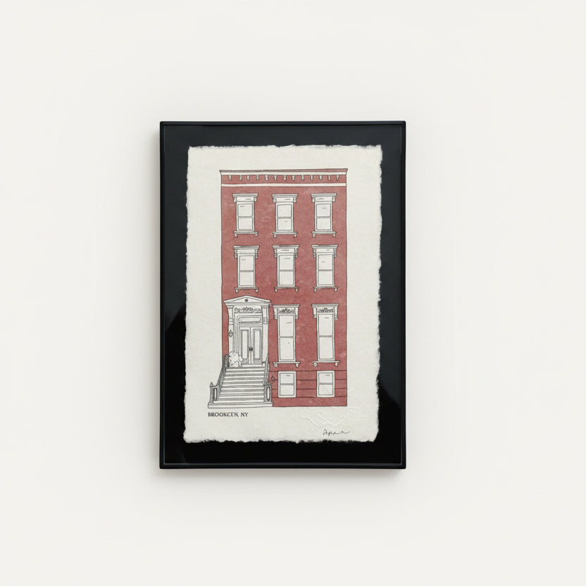 Womenmart Brownstone Framed Print