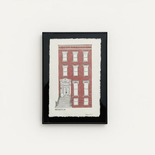 Womenmart Brownstone Framed Print