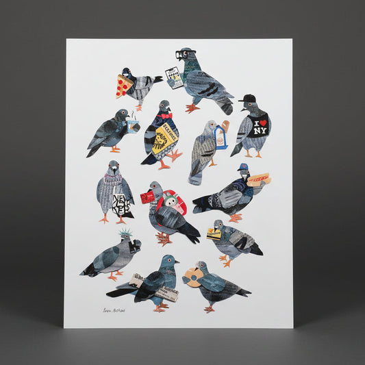 Womenmart NYC Pigeons Print