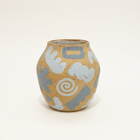 Womenmart Grey Shapes Vase