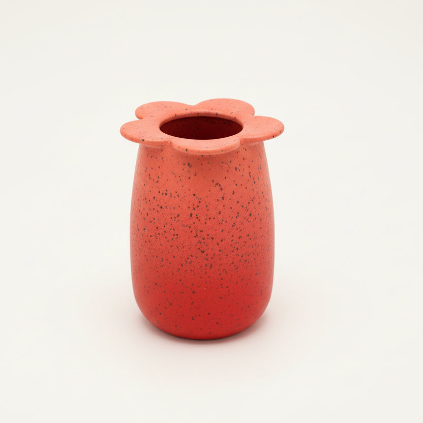Womenmart Daisy Vase Red